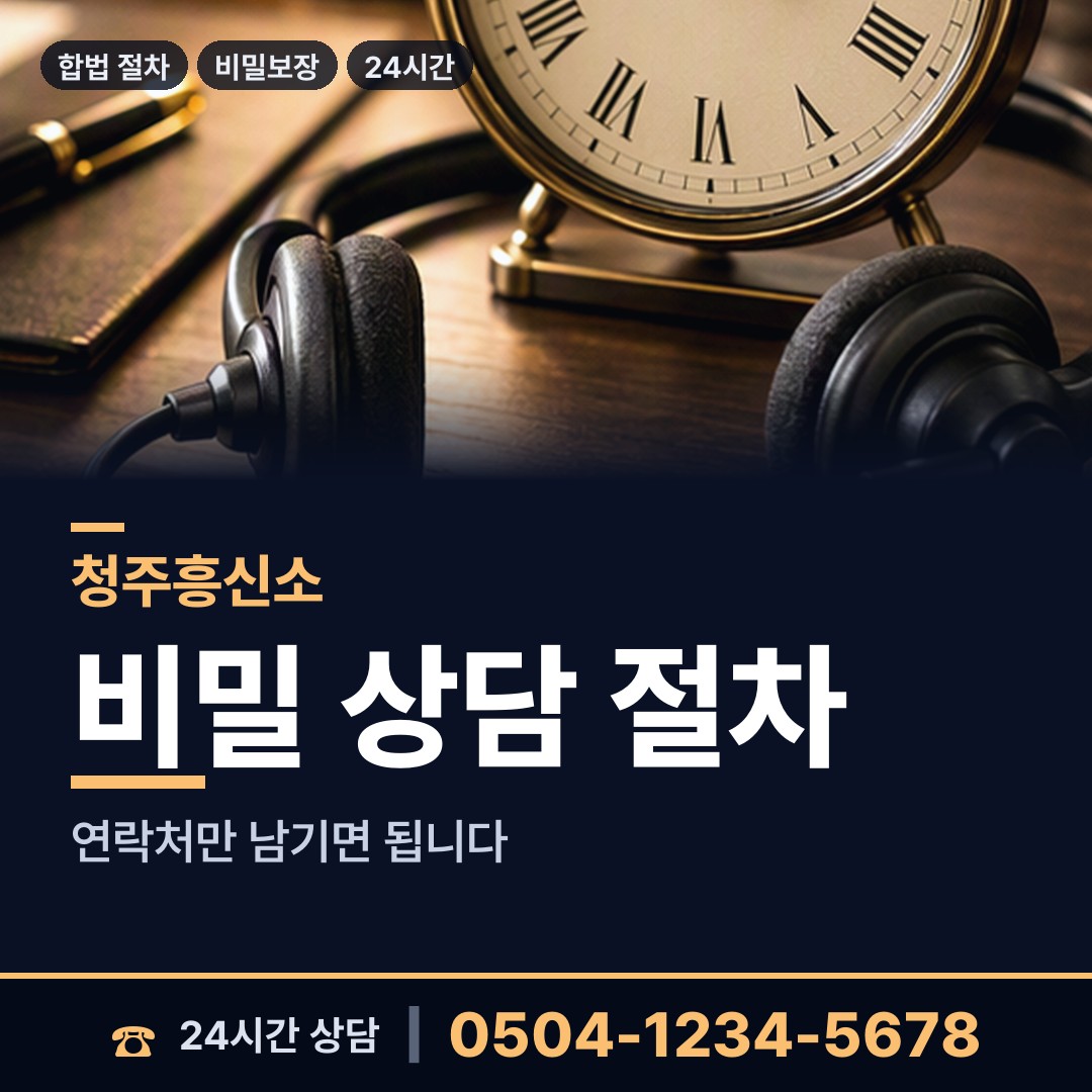 청주 강서제1동 사설탐정 상담 안내